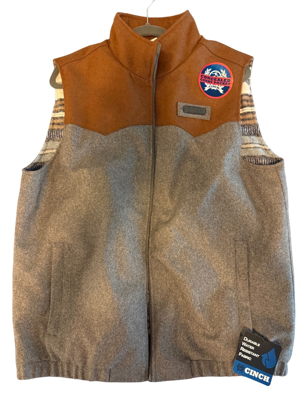 Cinch Concealed Carry Wooly Vest - Men’s